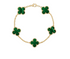 Clover Motif Alhambra Bracelet - 18k Gold