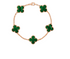 Clover Motif Alhambra Bracelet - 18k Gold