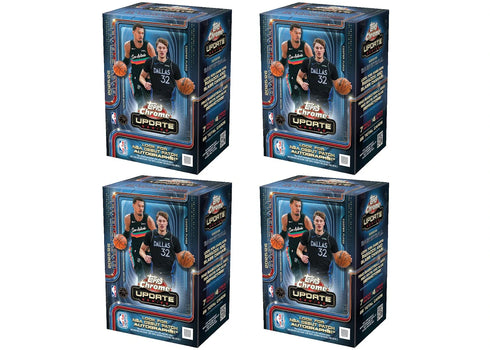 2025-26 Topps Chrome Updates Basketball Value Box 4x Lot