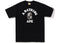 BAPE Snake College Tee Black Grey