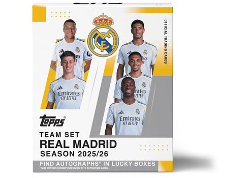 2025-26 Topps Team Set Real Madrid Hobby Box