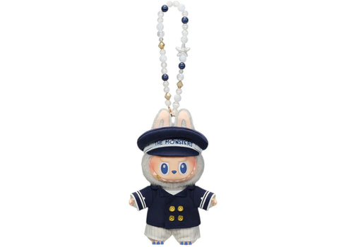 Pop Mart The Monsters De Vliegende Labubu Series Captain Labubu Vinyl Plush Hanging Card
