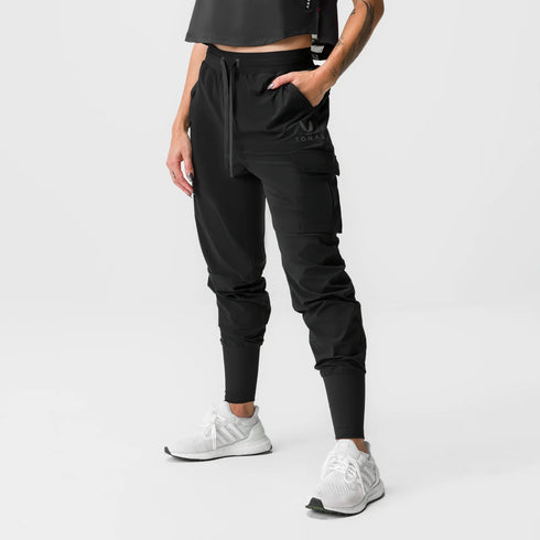 ASRV x Tonal Women's Tetra-Lite® Cargo High Rib Jogger - Black