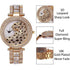 18k Gold Quartz Diamond Leopard Watch
