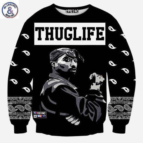 2Pac On Tha Block Pullover