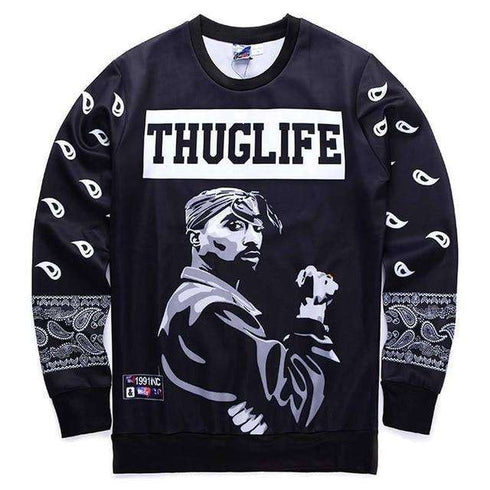 2Pac On Tha Block Pullover