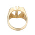 Bless Up Gold Cross Ring
