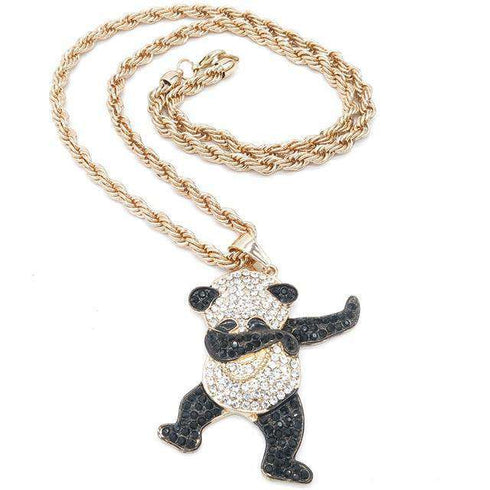 Blinged Out Dabbin’ Panda Chain