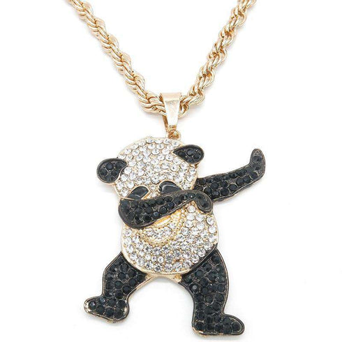 Blinged Out Dabbin’ Panda Chain