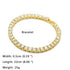 Draped in Gold Watch, Bracelet, and Chain Combo