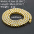 Draped in Gold Watch, Bracelet, and Chain Combo