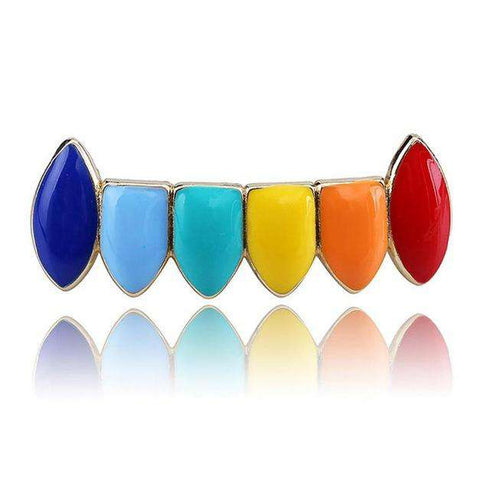 Taste tha Rainbow Tekashi69 Grillz