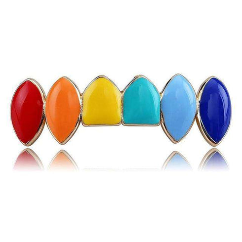 Taste tha Rainbow Tekashi69 Grillz