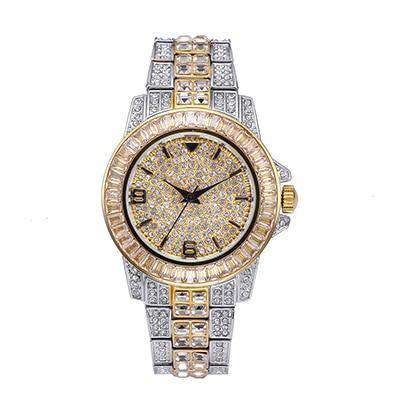 18k Gold Plated Swag and Surf Watch and Chain Combo