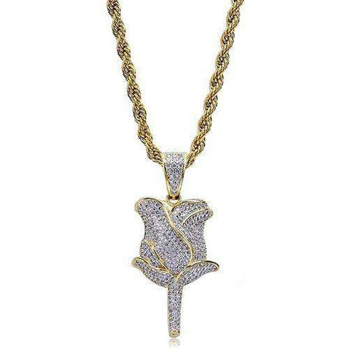 18k Gold Plated Swag and Surf Watch and Chain Combo