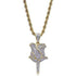 18k Gold Plated Swag and Surf Watch and Chain Combo