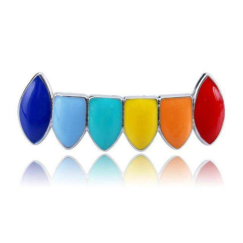 Taste tha Rainbow Tekashi69 Grillz