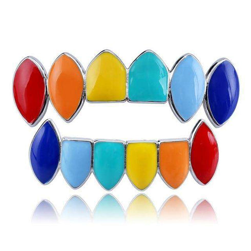 Taste tha Rainbow Tekashi69 Grillz