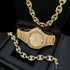 Swag on Lock Watch and Chain Combo
