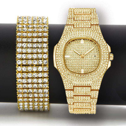Thiccc Bracelet and Watch Combo