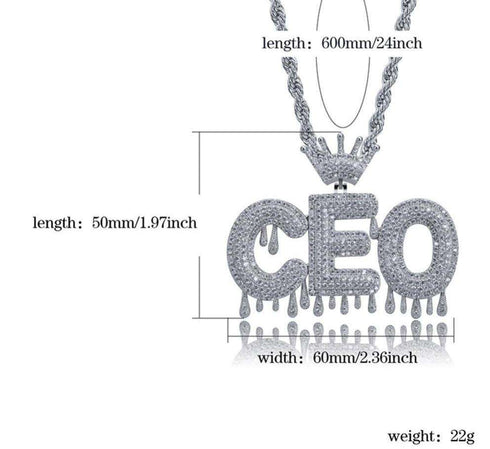 Top Dawg CEO Custom Blinged-Out Chainz