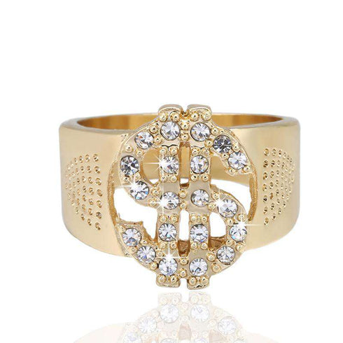 Tricked Out Gold $$$ Ring
