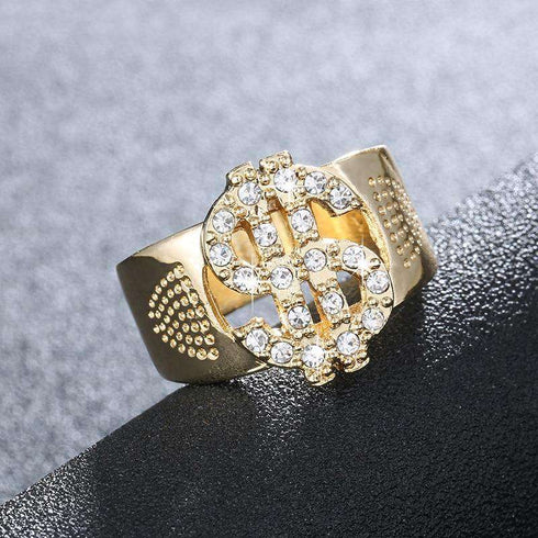 Tricked Out Gold $$$ Ring