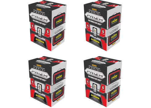 2026 Panini Prizm World Cup Soccer Blaster Box Target Exclusive (Red Parallels) 4x Lot