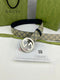 Gucci Classic Men's Belt — Gold Buckle & Silver Buckle