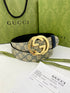 Gucci Classic Men's Belt — Gold Buckle & Silver Buckle