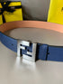 Fendi Men's Leather Belt Buckle Classic Dress Waist Belt for Jeans Trousers Coat Casual Formal