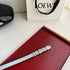 Loewe Women’s Leather Belt Anagram Buckle Classic Dress Waist Belt for Jeans Trousers Coat Casual Formal