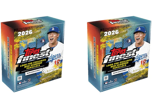 2026 Topps Finest Baseball Mega Box 2x Lot