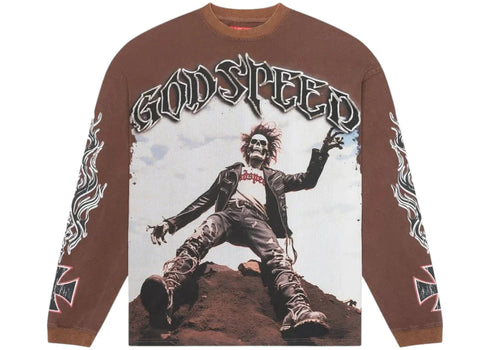 Godspeed Rocker L/S Tee Brown Wash