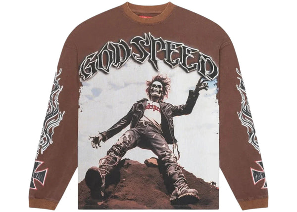 Godspeed Rocker L/S Tee Brown Wash
