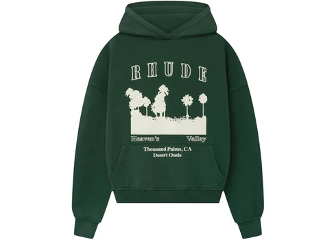 Rhude Thousand Palms Hoodie Hoodie Green