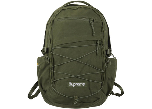Supreme Logo Backpack (SS25) Olive