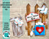 Hot Cocoa Interchangeable Fence Sign File SVG, Winter Glowforge, LuckyHeartDesignsCo