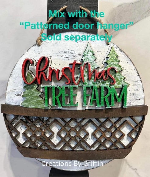 Merry Christmas For The Flower Basket Interchangeable File SVG, TINY Holiday, Ornaments, Tiered Tray, Glowforge, LuckyHeartDesignsCo