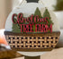 Merry Christmas For The Flower Basket Interchangeable File SVG, TINY Holiday, Ornaments, Tiered Tray, Glowforge, LuckyHeartDesignsCo