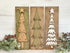 Farmhouse Christmas Tree Sign File SVG, Glowforge, Holiday, Christmas, Rustic, LuckyHeartDesignsCO