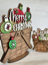 Merry Christmas For The Flower Basket Interchangeable File SVG, TINY Holiday, Ornaments, Tiered Tray, Glowforge, LuckyHeartDesignsCo