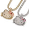 Iced Out Kitty Necklace