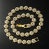 Oval Cut Micro Pave Tennis Link Travis Rapper Choker Chain
