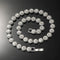 Oval Cut Micro Pave Tennis Link Travis Rapper Choker Chain