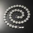 Oval Cut Micro Pave Tennis Link Travis Rapper Choker Chain