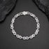 VVS Jewelry 925 Sterling Silver Iced Out Moissanite Infinity Link Bracelet
