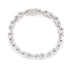 VVS Jewelry 925 Sterling Silver Iced Out Moissanite Infinity Link Bracelet