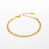 4MM 14K Gold Plated Curb Link Bracelet