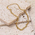 4MM 14K Gold Plated Curb Link Bracelet